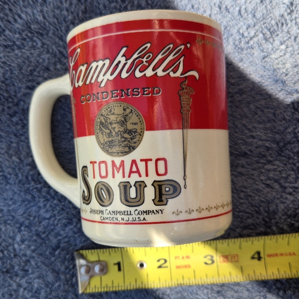 Campbell's Red Tomato Soup Ceramic Mugs - Set of 4 - Picture 12 of 12
